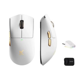 MCHOSE K7 Ultra Lightweight Wireless Gaming Mouse - White Gold