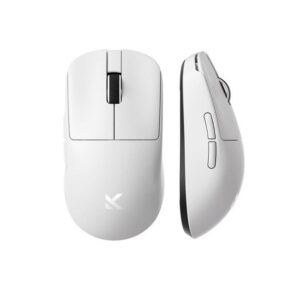 MCHOSE L7 Pro Ultra-Lightweight Wireless Gaming Mouse White for Small Hands