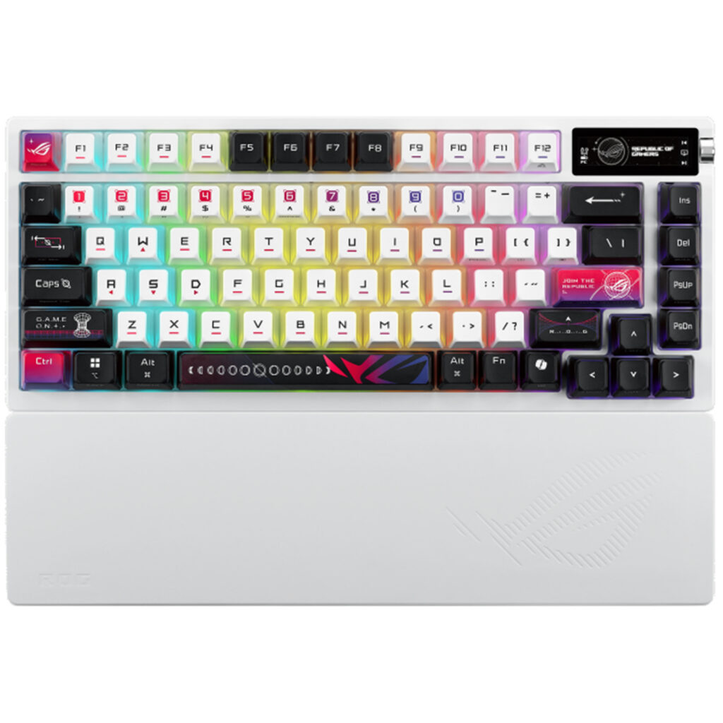 ASUS ROG AZOTH X 75% Wireless Custom Gaming Keyboard - ROG Storm Clicky Switches