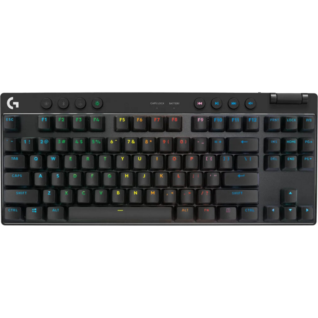 Logitech G Pro X TKL Lightspeed Gaming Keyboard - Black