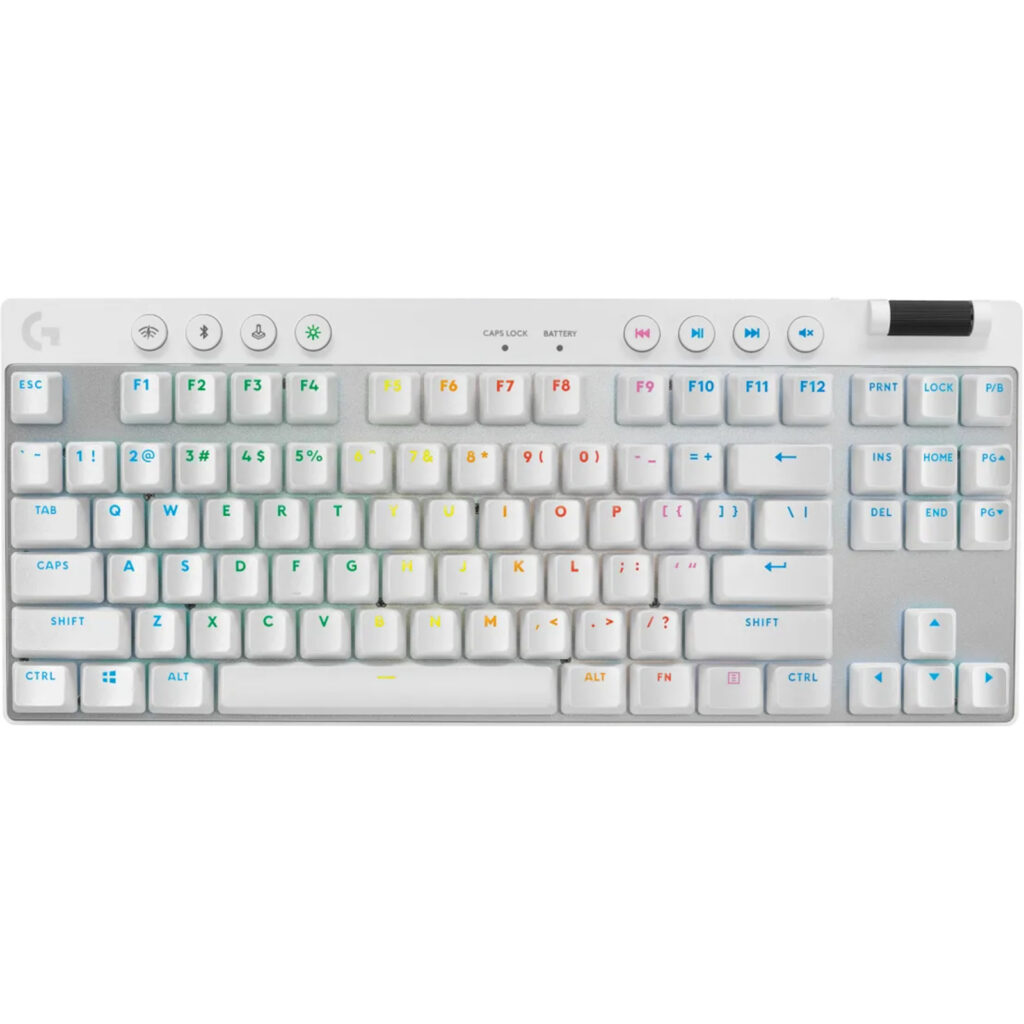 Logitech G Pro X TKL Lightspeed Gaming Keyboard - White