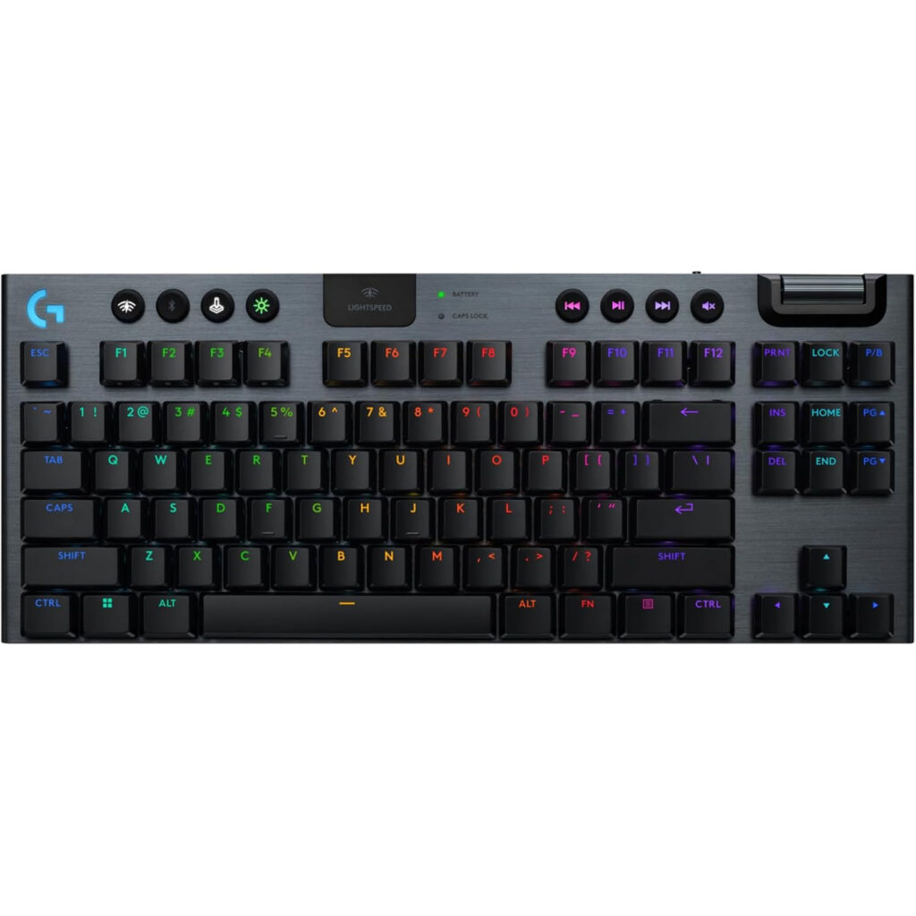 Logitech G915 X TKL Lightsync Wireless RGB Mechanical Gaming Keyboard - Black