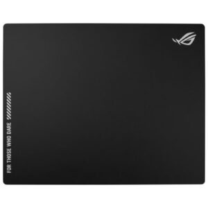 ASUS ROG Moonstone Ace L Tempered Glass Gaming Mouse Pad - Black
